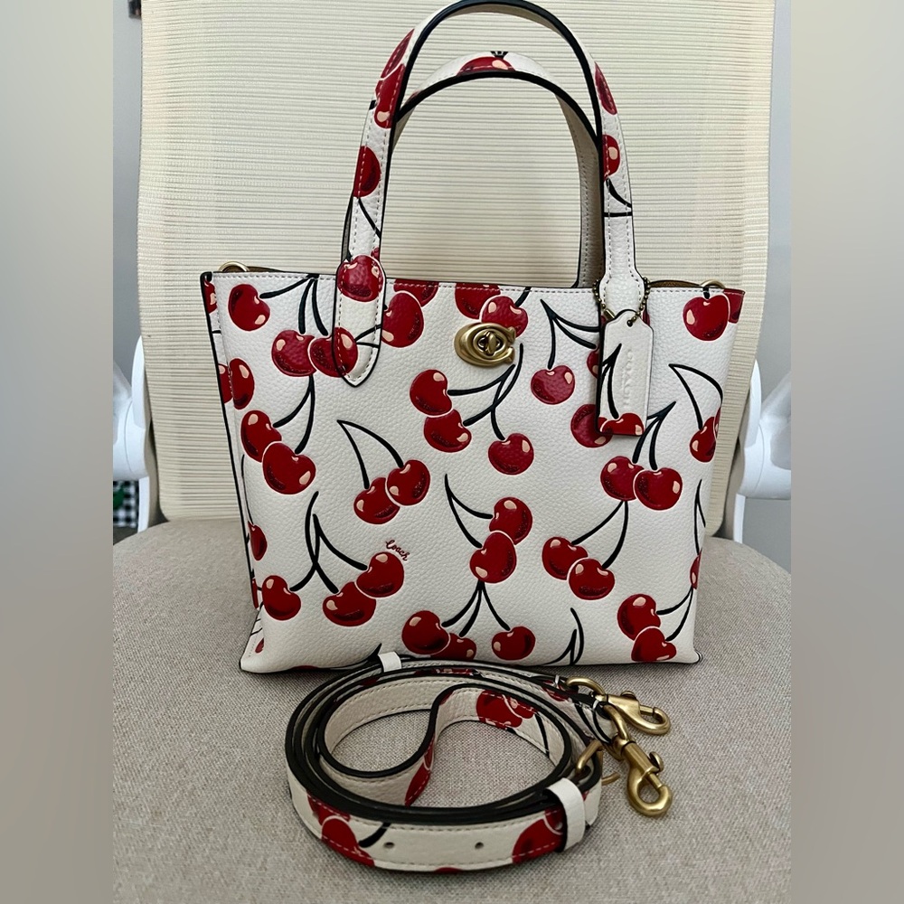 Coach Cherry Willow Tote 24